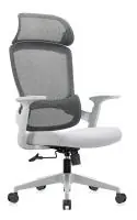 Кресло Job RCH 6246A-HS (сетка серая/ткань серая)