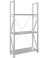 Металлический стеллаж Практик MS U 2000x1000x400/3 перф.