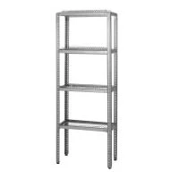 Стеллаж для сушки посуды ССПб 1600x1000x300 «Base» (сетки «стаканы» 4 шт.)