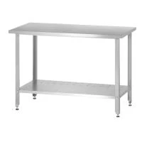 Стол производственный СПРн «Norma Ral» 600x600 (полка перф., ножка угловая)